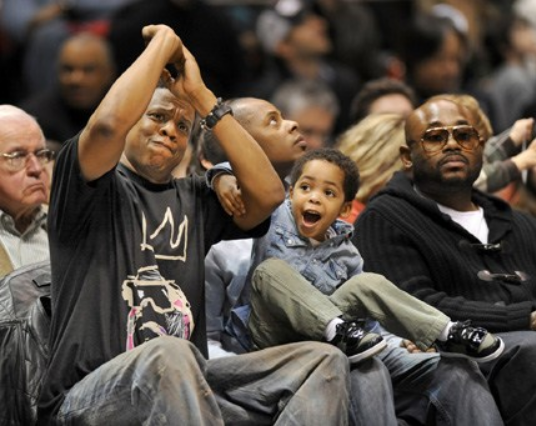 hova_bey.carter on Instagram: Jay Z with Tyran 'Ty Ty' Smith, his son  River and his brother Jayvon Smith at a Nets v. Rockets game, Feb. 22,  2013. (Note: Jay and Ty are